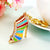 Elegant Lady High Heel Metal Inlay Rhinestones Women's Bag Pendant Keychain