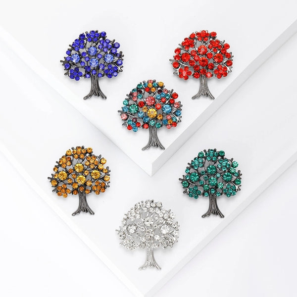 Elegant Lady Minimalist Pin Tree Alloy Women's Brooches