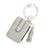 Elegant Lady Simple Style Solid Color Silica Gel Women's Bag Pendant Keychain