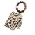 Elegant Lady Simple Style Solid Color Silica Gel Women's Bag Pendant Keychain