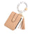 Elegant Lady Simple Style Solid Color Silica Gel Women's Bag Pendant Keychain