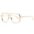 Elegant Lady Square Pc Square Full Frame Optical Glasses