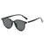 Elegant Leopard Ac Oval Frame Full Frame Women's Sunglasses