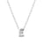 Elegant Letter Sterling Silver Pendant Necklace In Bulk