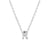 Elegant Letter Sterling Silver Pendant Necklace In Bulk