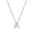 Elegant Letter Sterling Silver Pendant Necklace In Bulk