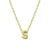 Elegant Letter Sterling Silver Pendant Necklace In Bulk