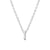 Elegant Letter Sterling Silver Pendant Necklace In Bulk