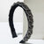 Elegant Luxurious Classic Style Women's Geometric Alloy Cloth Inlay Rhinestones Hair Band