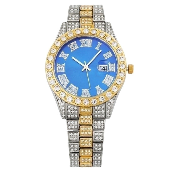 Elegant Luxurious Geometric Double Side Snaps Quartz Women's Watches