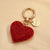 Elegant Luxurious Heart Shape Clay Zircon Unisex Bag Pendant Keychain