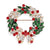 Elegant Luxurious Pin Wreath Alloy Plating Inlay Rhinestones Unisex Brooches