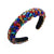 Elegant Luxurious Queen Colorful Cloth Inlay Rhinestones Hair Band