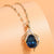 Elegant Modern Style Devil's Eye Flower Copper Zircon Pendant Necklace In Bulk