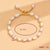 Elegant Modern Style Irregular Stainless Steel Freshwater Pearl Beaded Plating 18k Gold Plated Bracelets