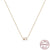 Elegant Number Sterling Silver Diamond Necklace