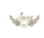 Elegant Pin Bicycle Flower Snowflake Imitation Pearl Alloy Inlay Rhinestones Women'S Brooches