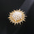 Elegant Pin Bicycle Flower Snowflake Imitation Pearl Alloy Inlay Rhinestones Women'S Brooches