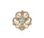 Elegant Pin Bicycle Flower Snowflake Imitation Pearl Alloy Inlay Rhinestones Women'S Brooches