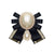 Elegant Pin Bow Knot Alloy Ribbon Plating Inlay Artificial Pearls Artificial Diamond Women's Brooches