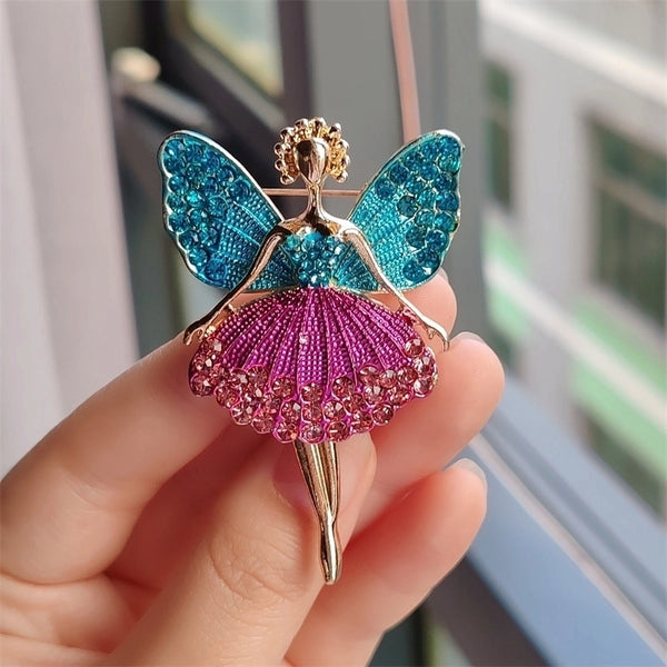 Elegant Pin Cartoon Alloy Plating Women's Brooches