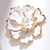 Elegant Pin Flower Alloy Enamel Women'S Brooches