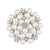 Elegant Pin Flower Alloy Plating Women's Brooches