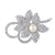 Elegant Pin Flower Alloy Plating Women's Brooches