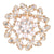 Elegant Pin Flower Butterfly Alloy Inlay Artificial Pearls Rhinestones Women'S Brooches