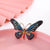 Elegant Pin Flower Butterfly Alloy Inlay Artificial Pearls Rhinestones Women'S Brooches