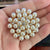 Elegant Pin Flower Butterfly Alloy Inlay Artificial Pearls Rhinestones Women'S Brooches