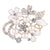 Elegant Pin Flower Butterfly Alloy Inlay Artificial Pearls Rhinestones Women'S Brooches