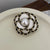 Elegant Pin Flower Imitation Pearl Plating Women's Brooches