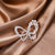 Elegant Pin Heart Shape Flower Butterfly Imitation Pearl Alloy Rhinestone Women'S Brooches