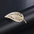 Elegant Pin Leaf Flower Butterfly Alloy Plating Inlay Rhinestones Pearl Women'S Brooches