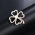 Elegant Pin Leaf Flower Butterfly Alloy Plating Inlay Rhinestones Pearl Women'S Brooches