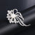 Elegant Pin Leaf Flower Butterfly Alloy Plating Inlay Rhinestones Pearl Women'S Brooches