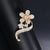 Elegant Pin Leaf Flower Butterfly Alloy Plating Inlay Rhinestones Pearl Women'S Brooches