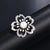 Elegant Pin Leaf Flower Butterfly Alloy Plating Inlay Rhinestones Pearl Women'S Brooches