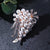 Elegant Pin Star Flower Snowflake Imitation Pearl Alloy Rhinestone Women'S Brooches