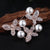 Elegant Pin Star Flower Snowflake Imitation Pearl Alloy Rhinestone Women'S Brooches