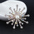 Elegant Pin Star Flower Snowflake Imitation Pearl Alloy Rhinestone Women'S Brooches