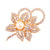 Elegant Pin Star Flower Snowflake Imitation Pearl Alloy Rhinestone Women'S Brooches