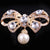 Elegant Pin Star Flower Snowflake Imitation Pearl Alloy Rhinestone Women'S Brooches