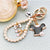 Elegant Princess Cute Bow Knot Shoe Imitation Pearl Alloy Women's Bag Pendant Keychain