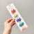 Elegant Rainbow Fruit Flower Arylic Cloth Rubber Band 1 Set