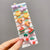 Elegant Rainbow Fruit Flower Arylic Cloth Rubber Band 1 Set