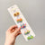 Elegant Rainbow Fruit Flower Arylic Cloth Rubber Band 1 Set