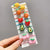 Elegant Rainbow Fruit Flower Arylic Cloth Rubber Band 1 Set