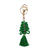 Elegant Retro Christmas Tree Cotton Christmas Women's Bag Pendant Keychain